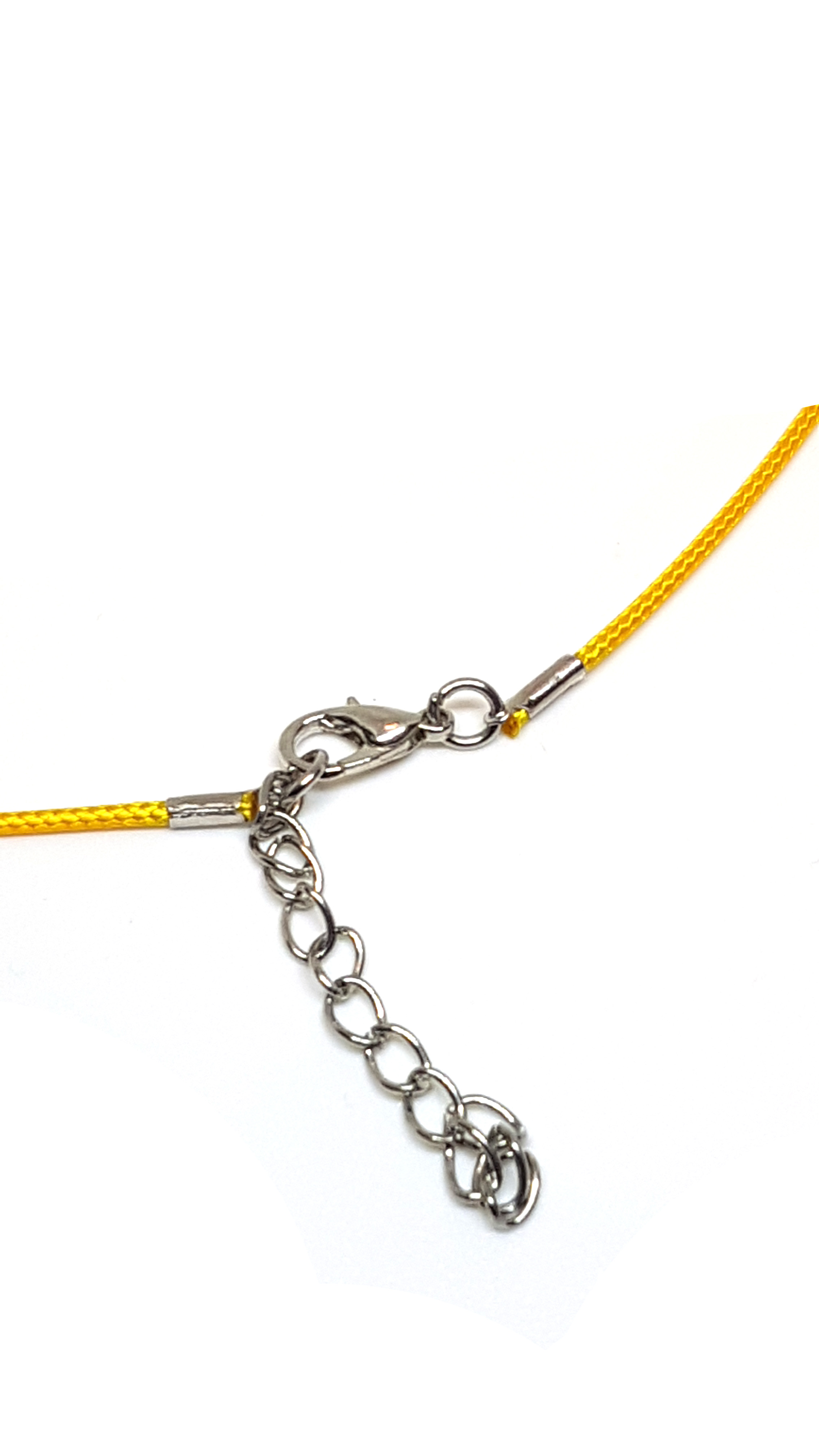 Leder Kette in Gelb