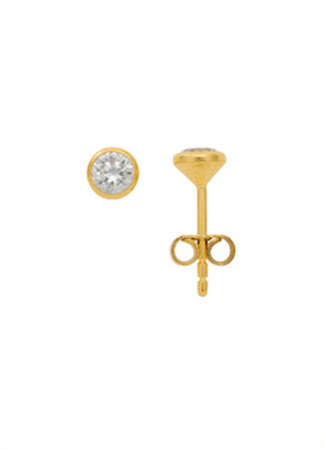 Ohrstecker mit Zirkonia aus 333 Gold