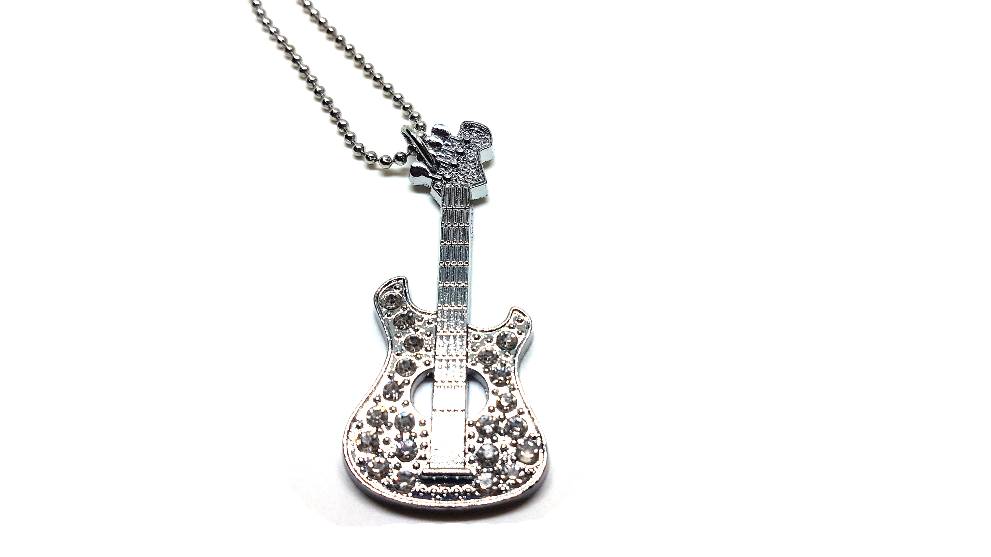 Gitarre Anhänger mit Kette