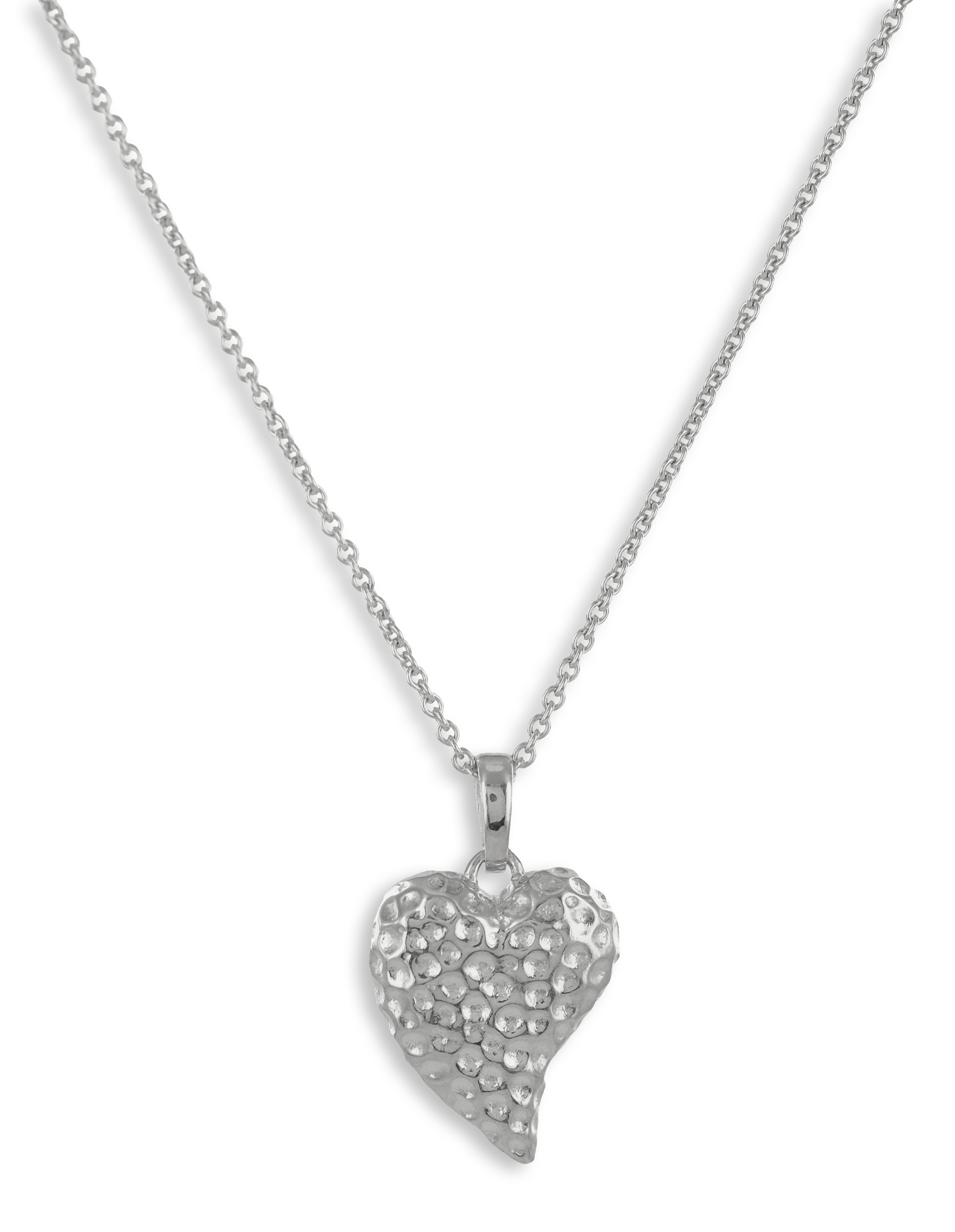 Herz Anhänger mit Collier Kette aus 925 echt Silber