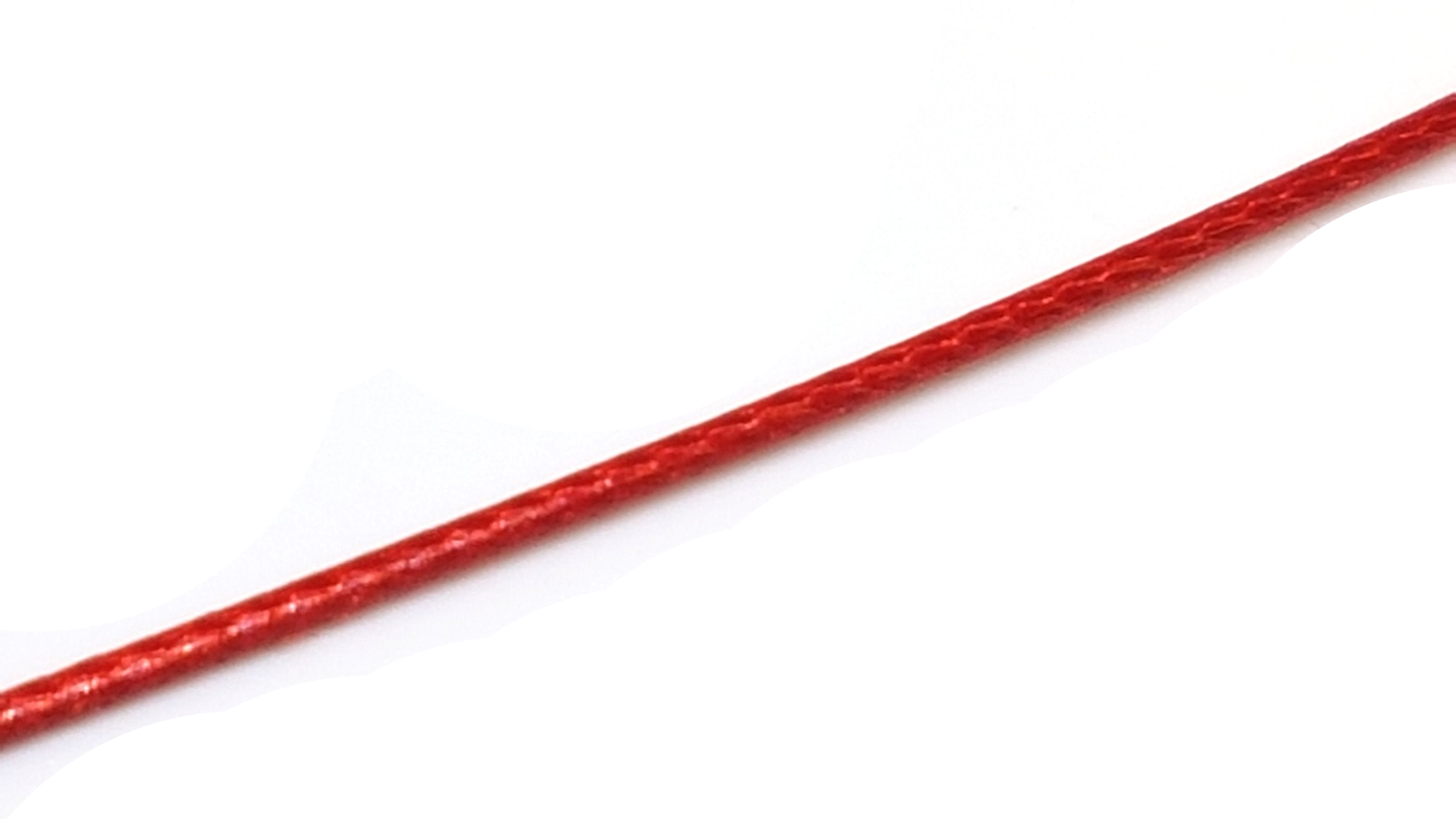 Leder Kette in Rot