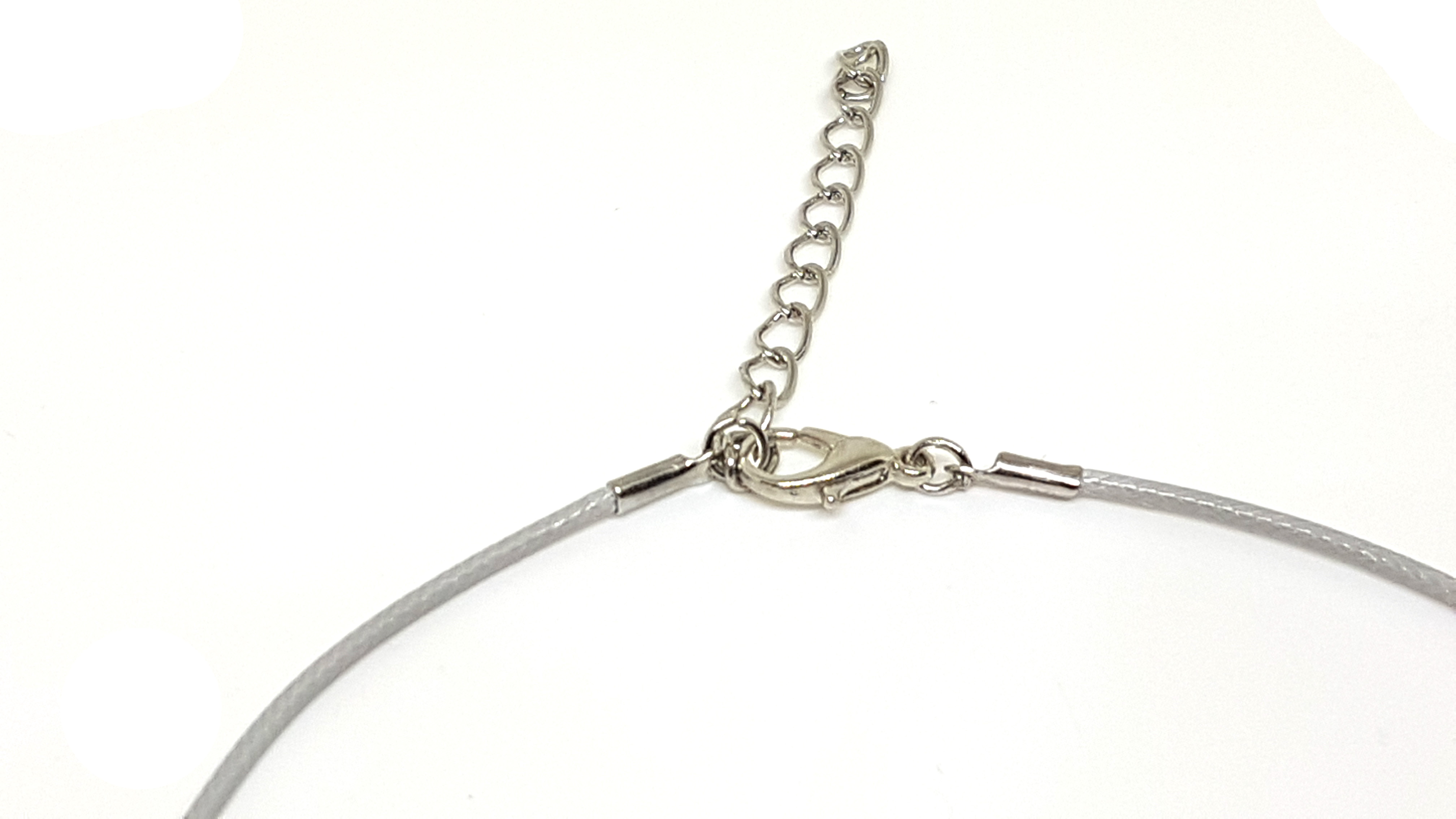 Leder Kette in Grau