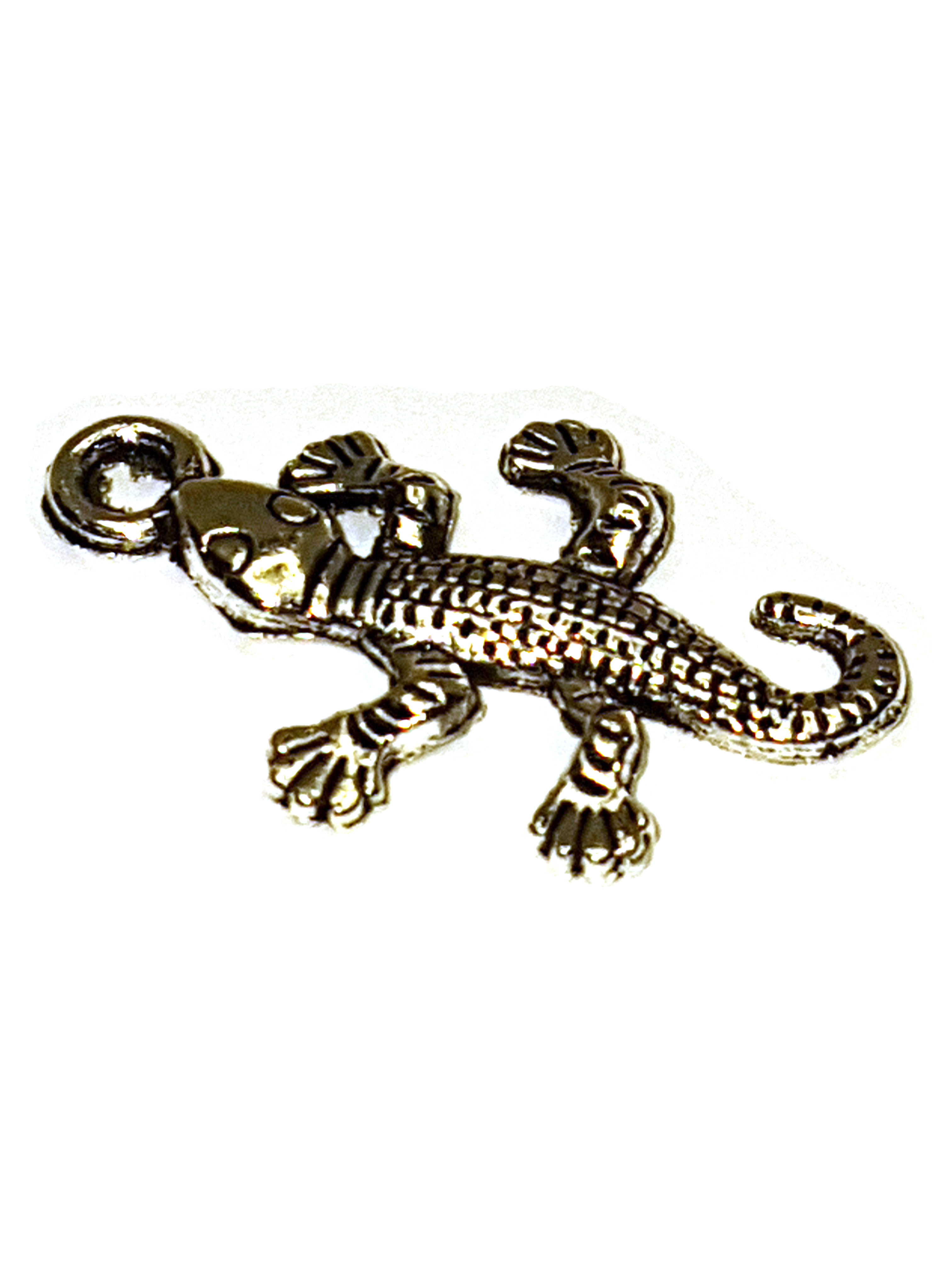 Gecko / Salamander Anhänger mit Silber Kette 45cm