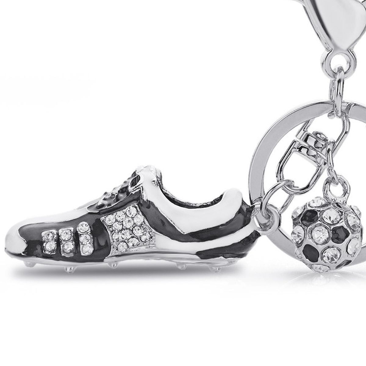 Fußballschuhe mit Fußball Schlüsselanhänger,Taschenanhänger