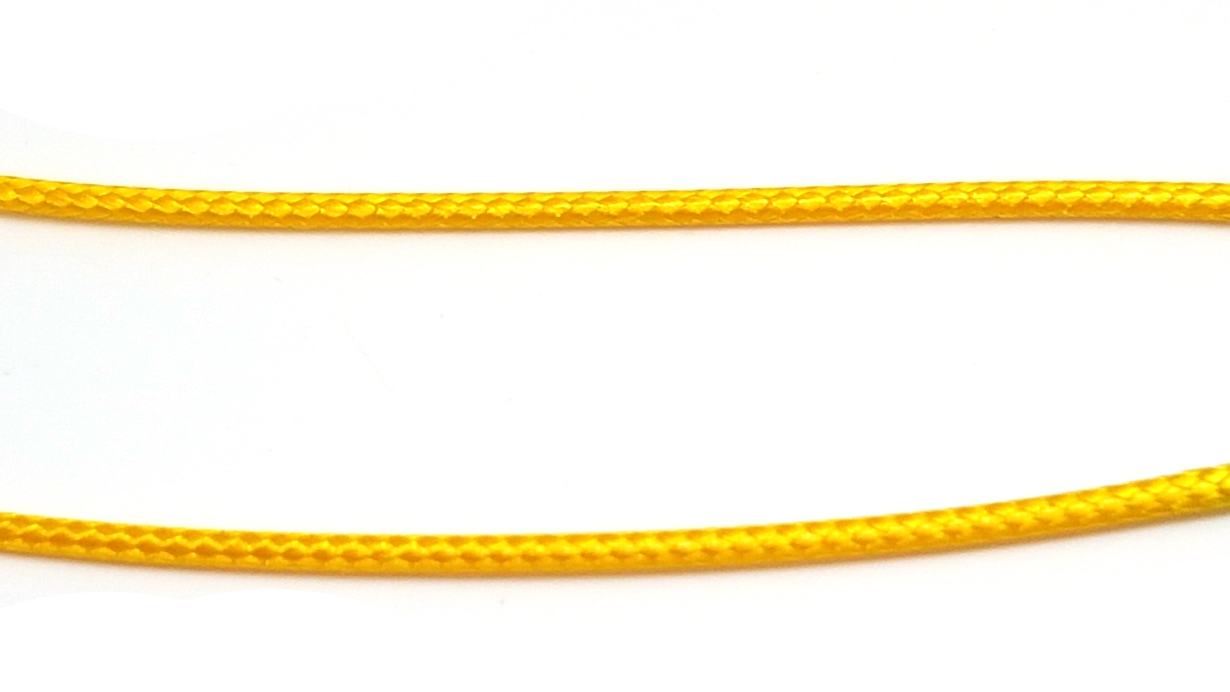 Leder Kette in Gelb